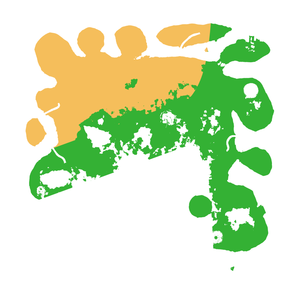 Biome Rust Map: Procedural Map, Size: 3550, Seed: 390055