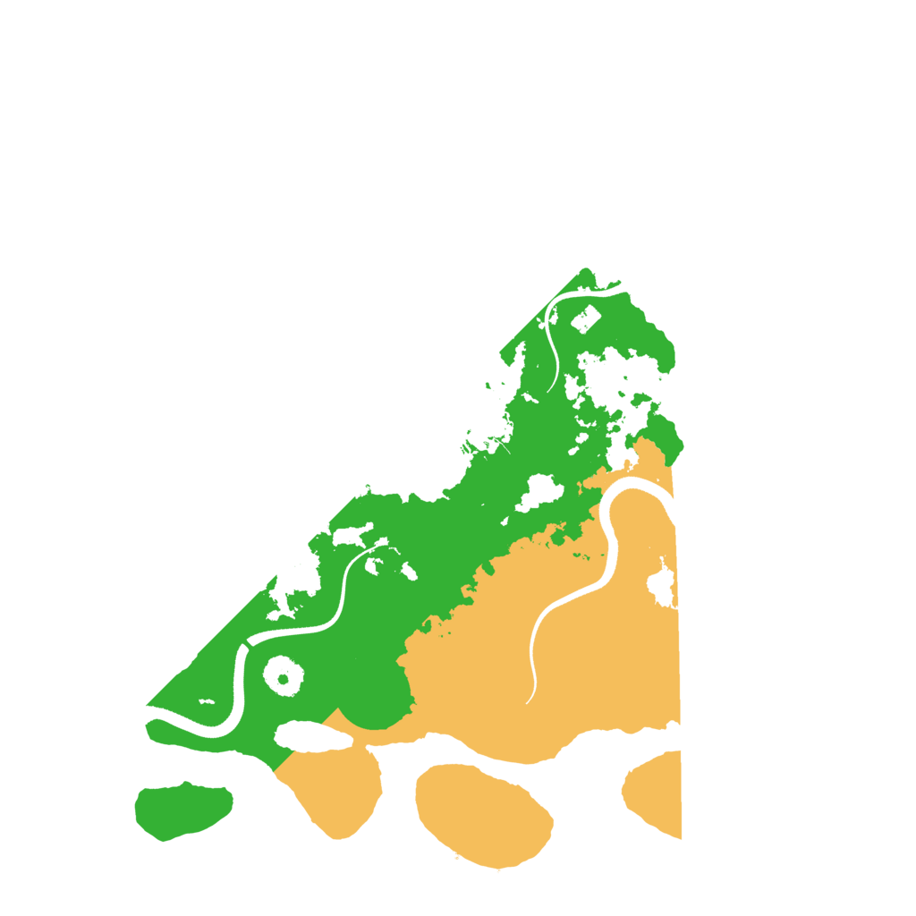 Biome Rust Map: Procedural Map, Size: 3500, Seed: 222312