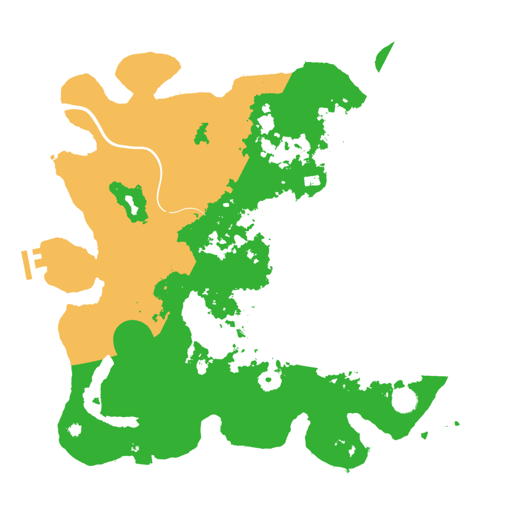 Biome Rust Map: Procedural Map, Size: 3550, Seed: 990140