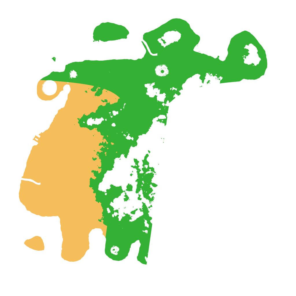 Biome Rust Map: Procedural Map, Size: 3550, Seed: 933807