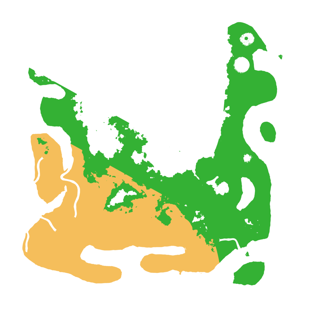 Biome Rust Map: Procedural Map, Size: 3550, Seed: 789419