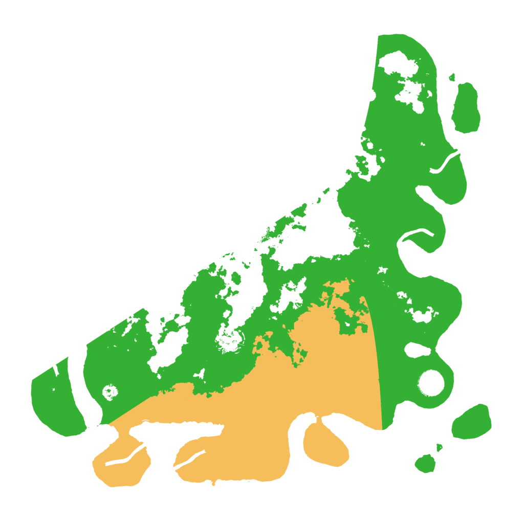 Biome Rust Map: Procedural Map, Size: 3550, Seed: 702176