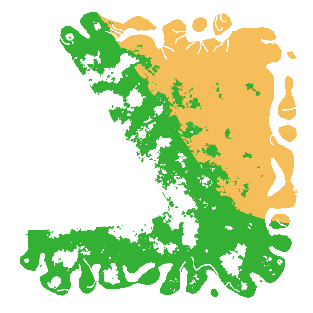 Biome Rust Map: Procedural Map, Size: 6000, Seed: 133788