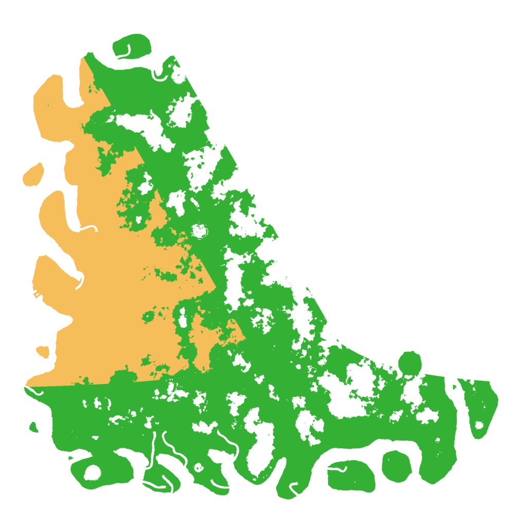 Biome Rust Map: Procedural Map, Size: 6000, Seed: 14363081