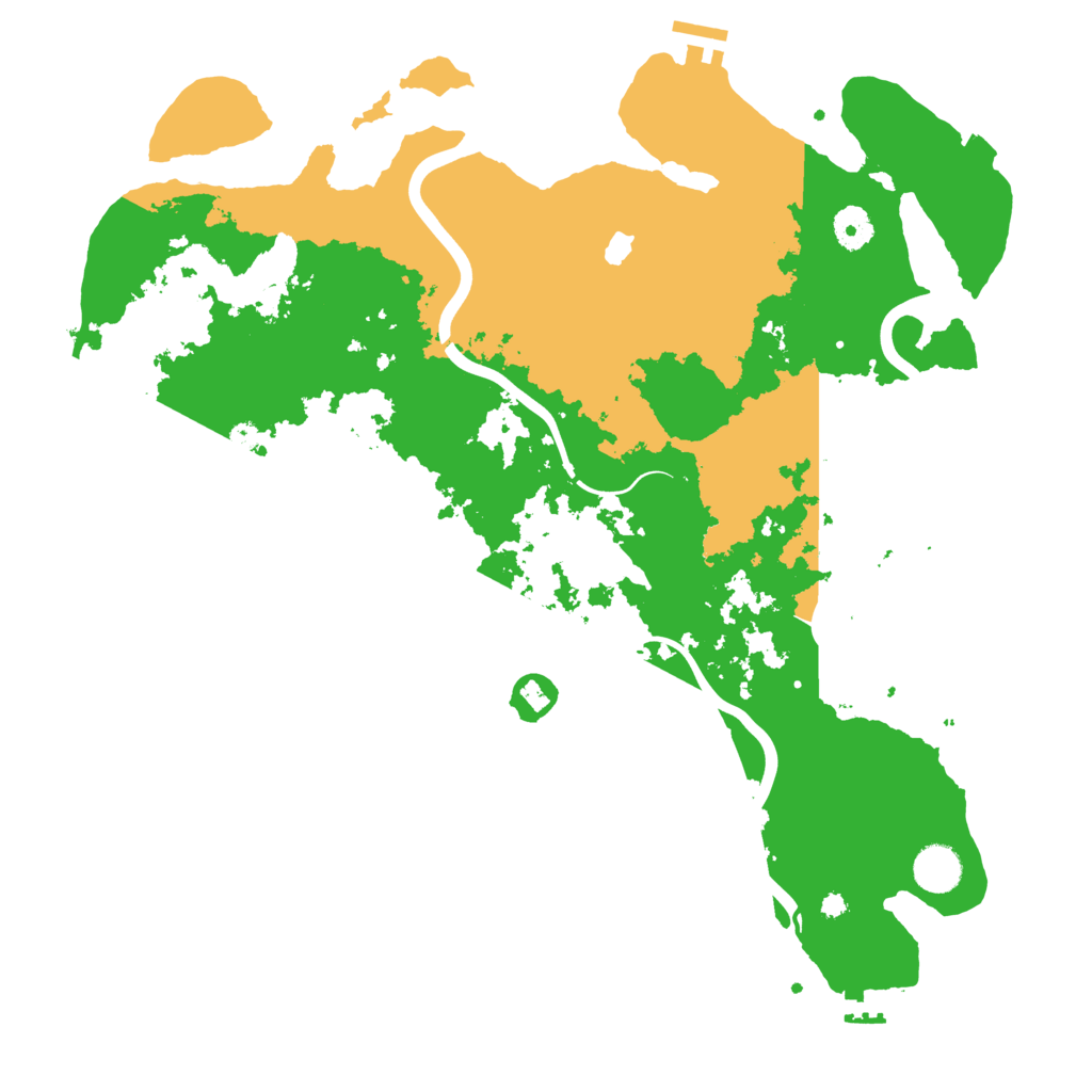 Biome Rust Map: Procedural Map, Size: 4000, Seed: 341261