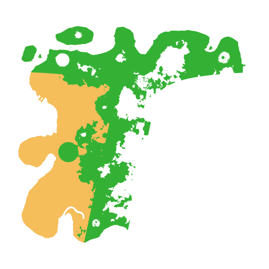 Biome Rust Map: Procedural Map, Size: 3550, Seed: 582662