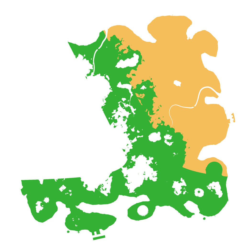Biome Rust Map: Procedural Map, Size: 4000, Seed: 966283