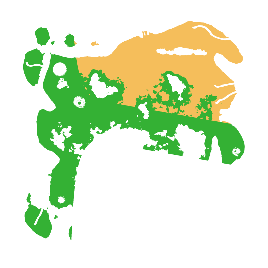 Biome Rust Map: Procedural Map, Size: 3500, Seed: 34802