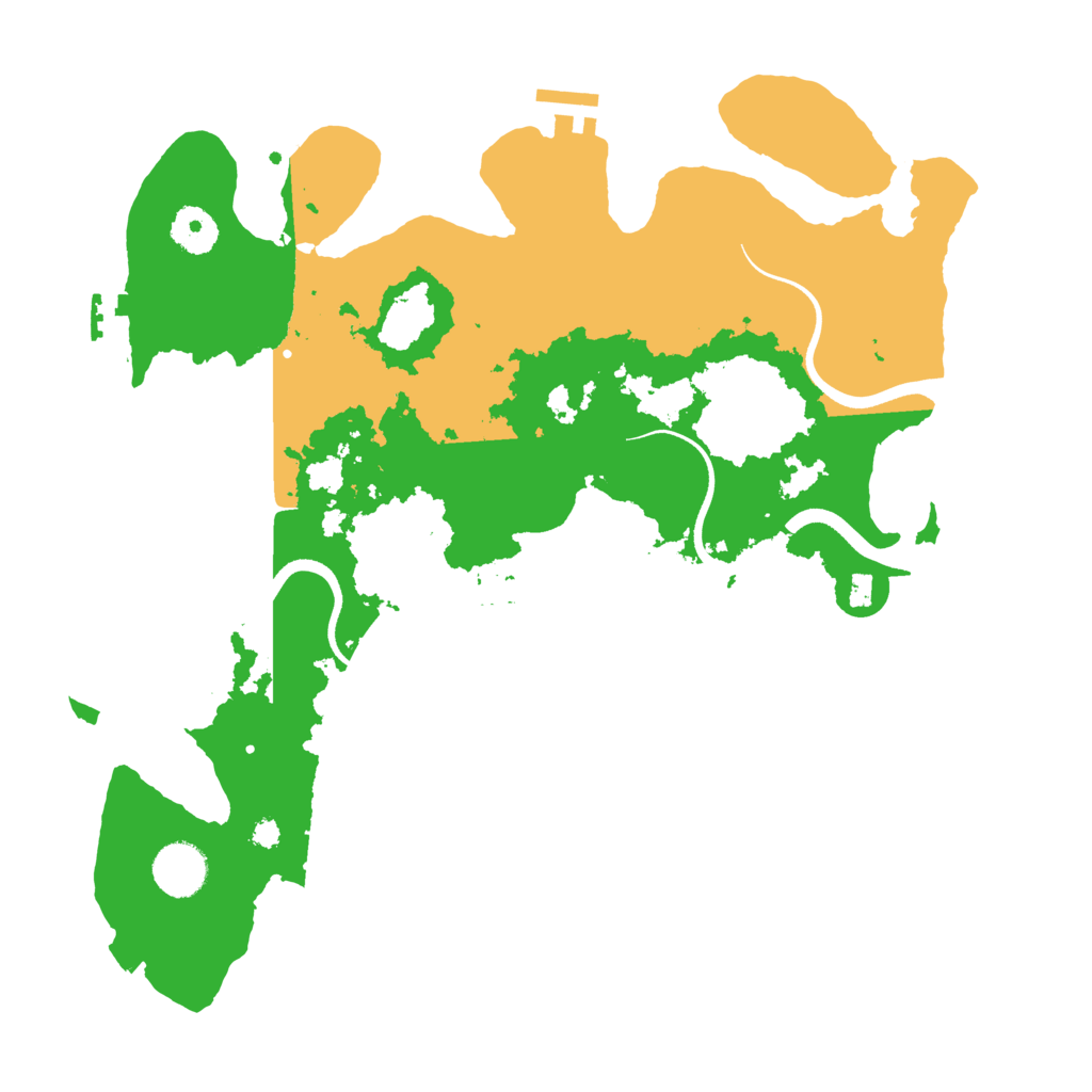 Biome Rust Map: Procedural Map, Size: 3550, Seed: 216703