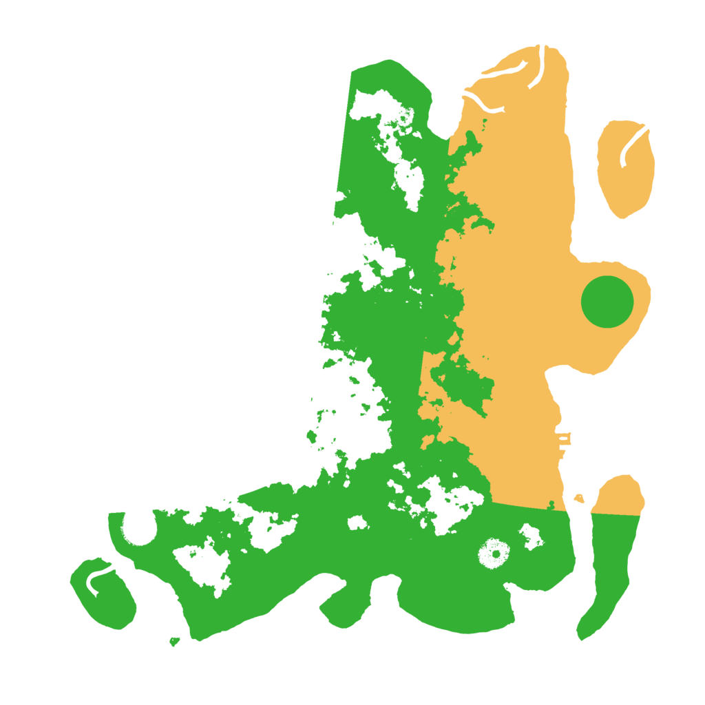 Biome Rust Map: Procedural Map, Size: 3550, Seed: 738923