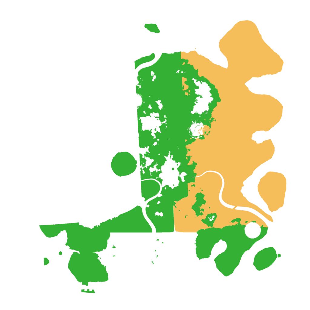 Biome Rust Map: Procedural Map, Size: 3500, Seed: 1162427515