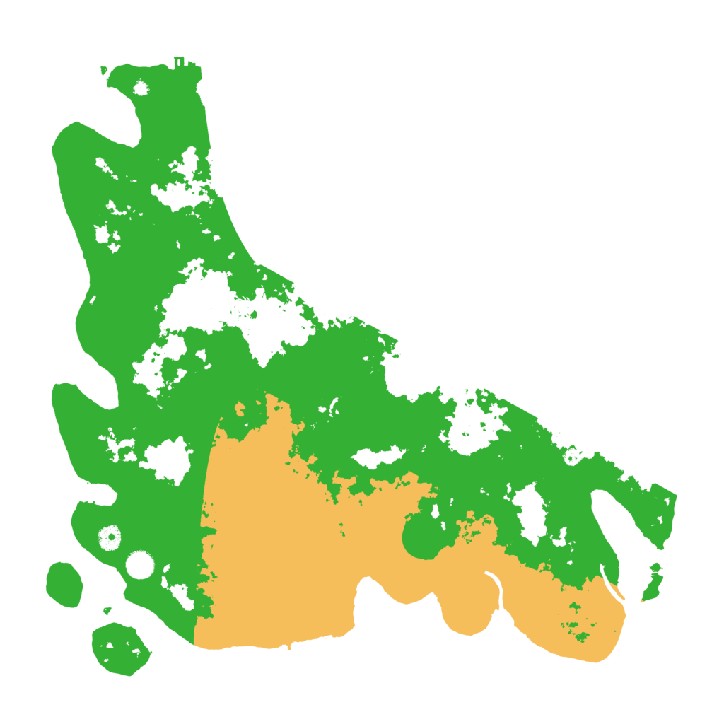 Biome Rust Map: Procedural Map, Size: 4500, Seed: 5131496