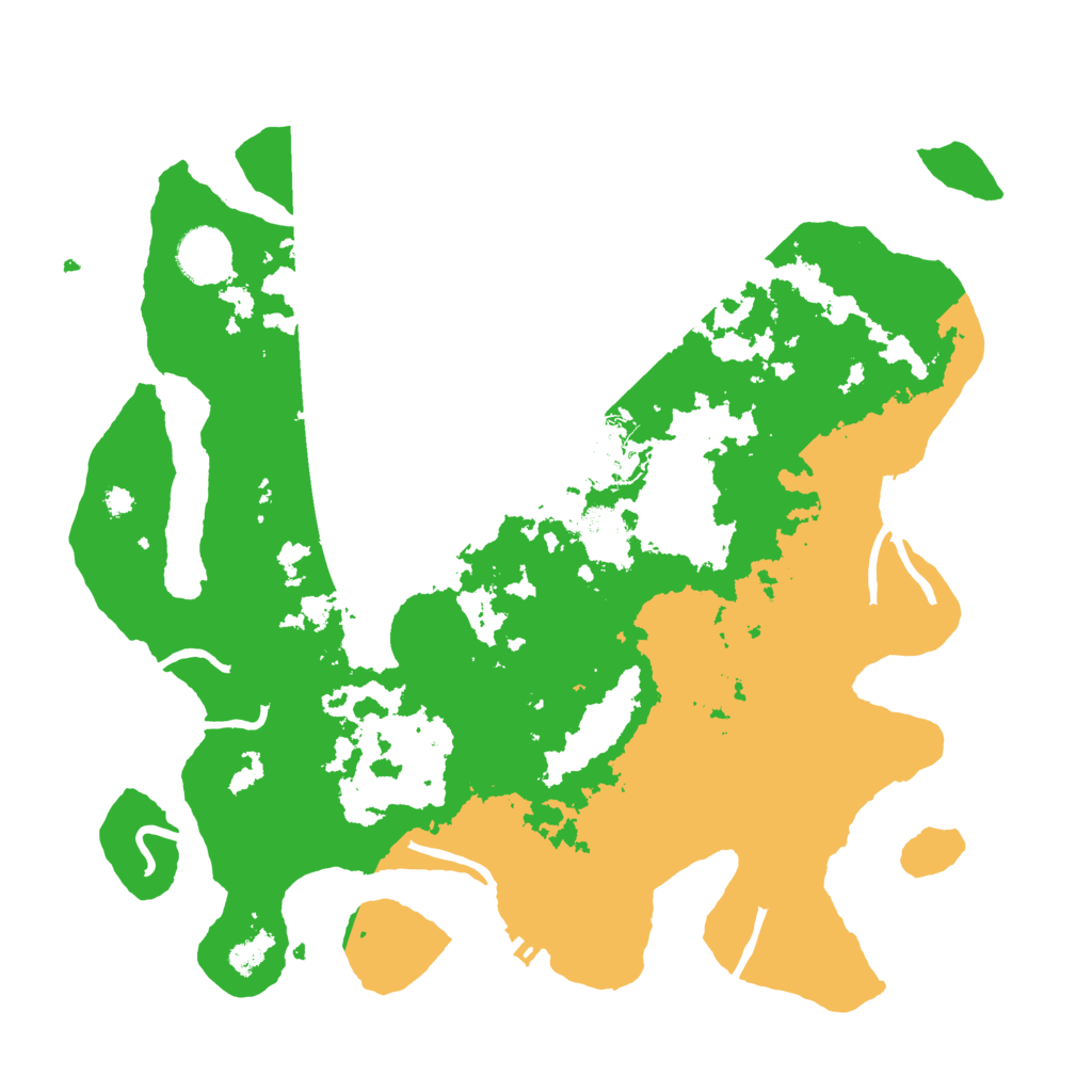 Biome Rust Map: Procedural Map, Size: 3500, Seed: 123456789