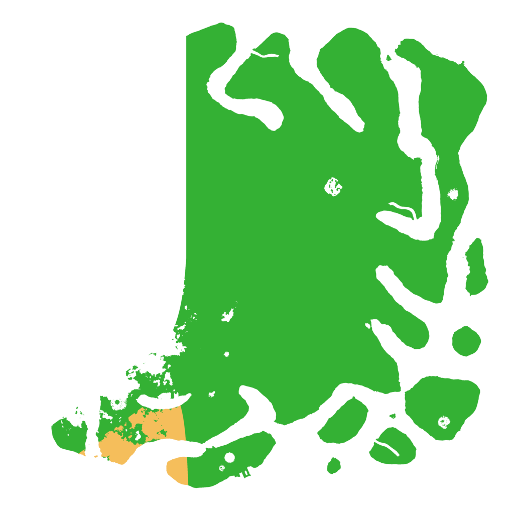 Biome Rust Map: Procedural Map, Size: 4500, Seed: 6124583