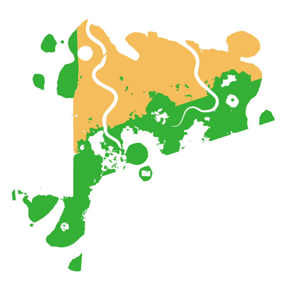 Biome Rust Map: Procedural Map, Size: 3550, Seed: 759244