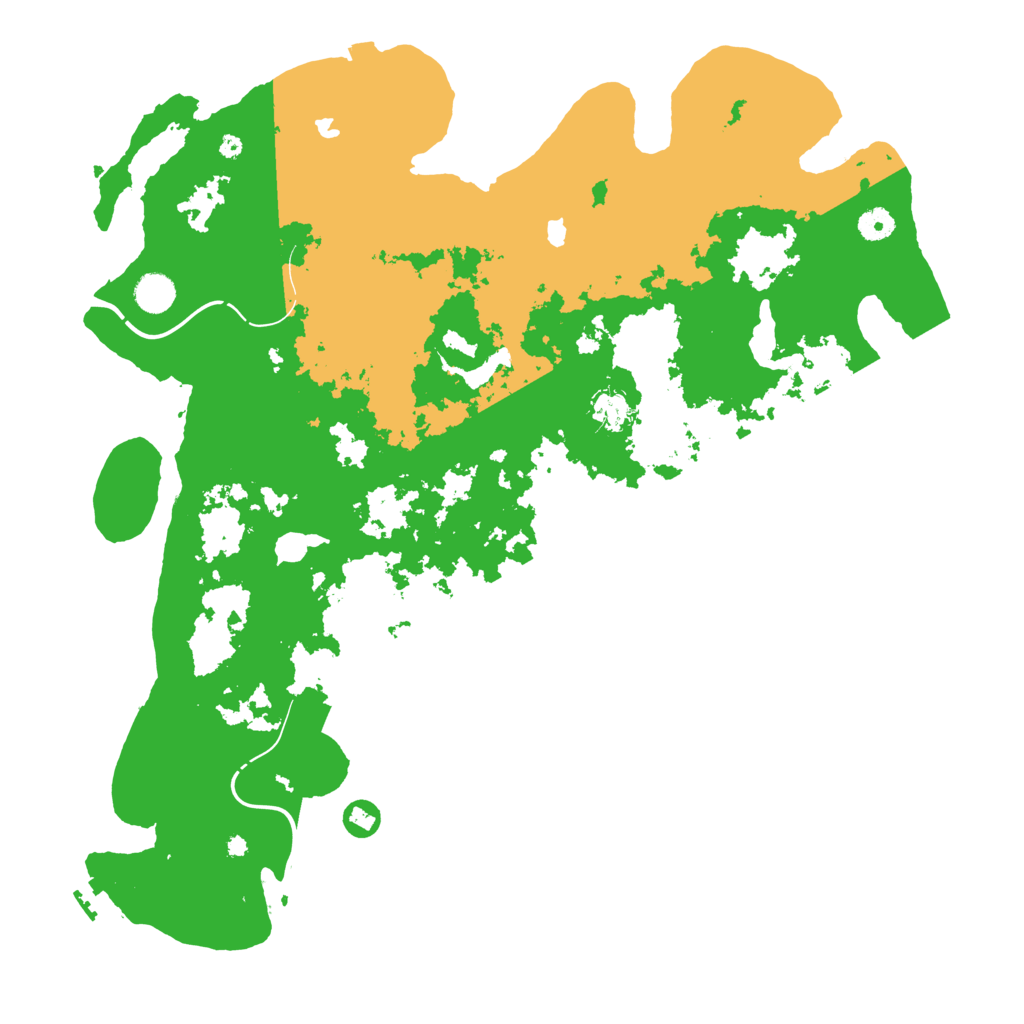 Biome Rust Map: Procedural Map, Size: 4500, Seed: 2038341664