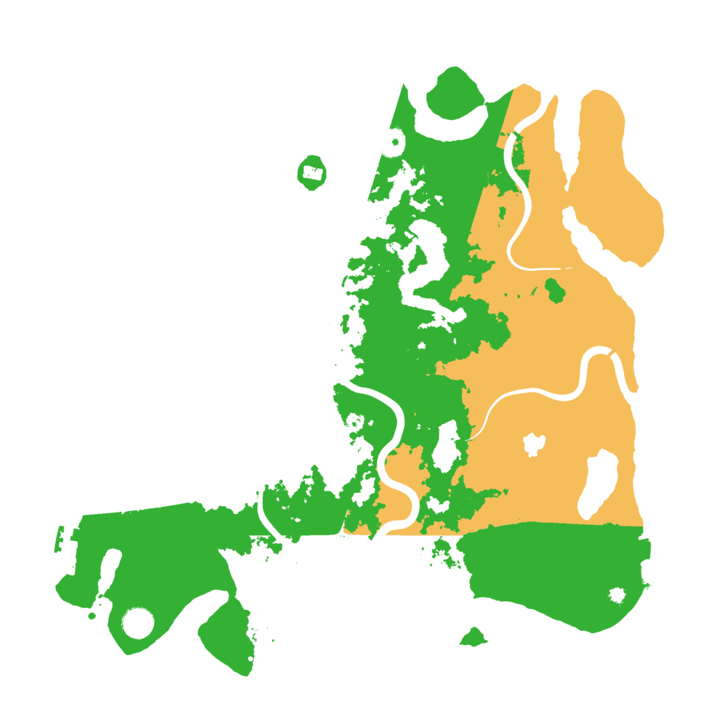 Biome Rust Map: Procedural Map, Size: 4000, Seed: 436370