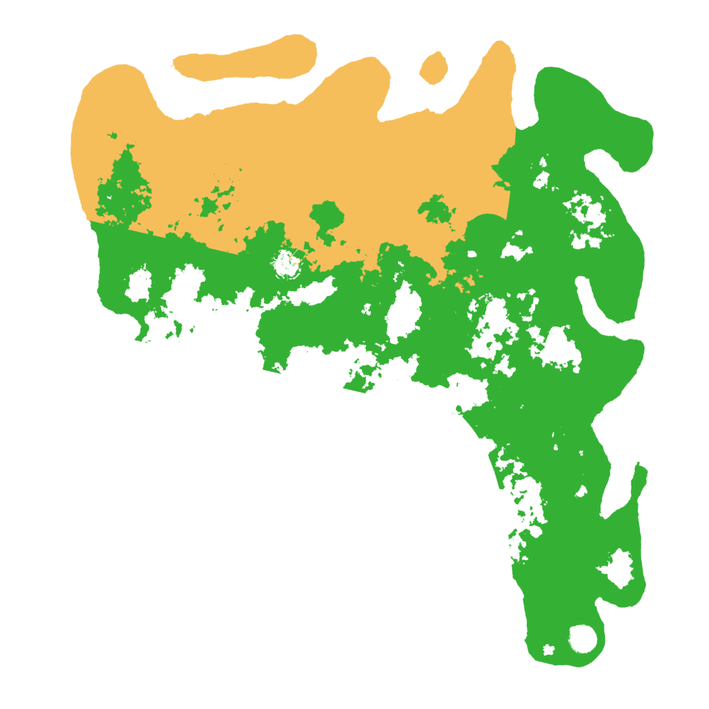Biome Rust Map: Barren, Size: 4500, Seed: 5256368