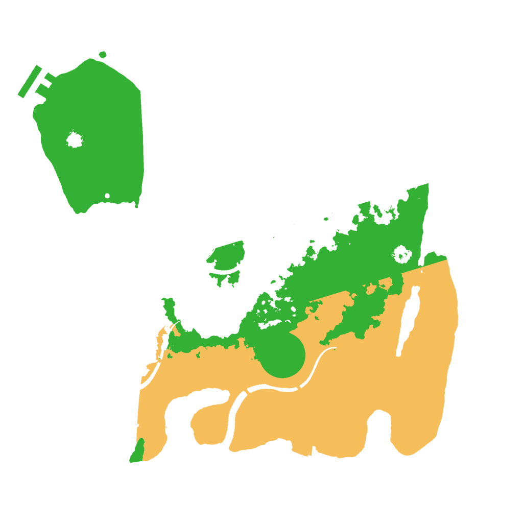 Biome Rust Map: Procedural Map, Size: 3000, Seed: 503063