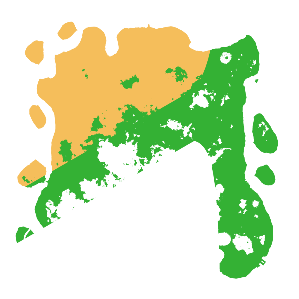 Biome Rust Map: Procedural Map, Size: 4000, Seed: 810166