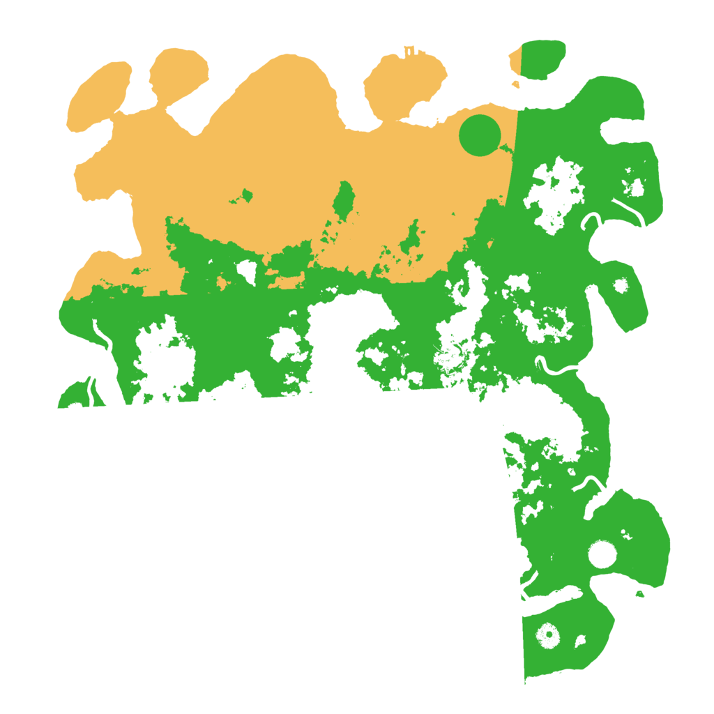 Biome Rust Map: Procedural Map, Size: 4500, Seed: 596826