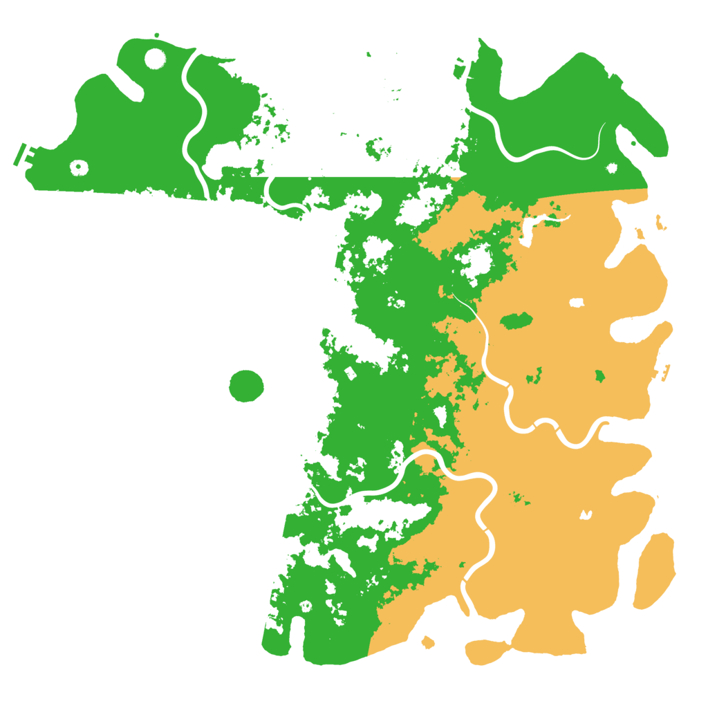 Biome Rust Map: Procedural Map, Size: 6000, Seed: 442344234