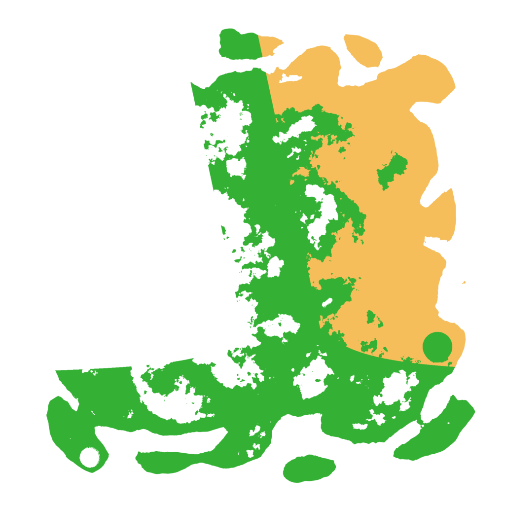 Biome Rust Map: Barren, Size: 4500, Seed: 5149556