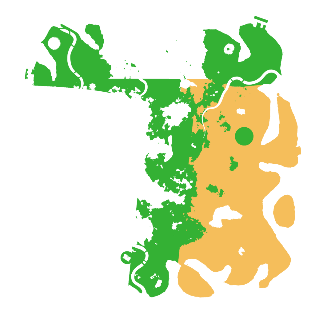 Biome Rust Map: Procedural Map, Size: 4500, Seed: 3616144