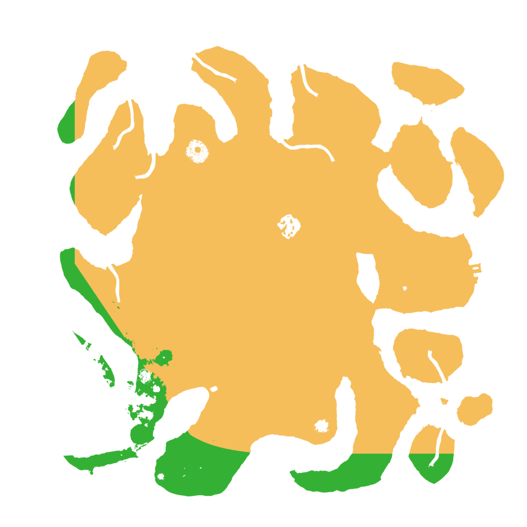 Biome Rust Map: Procedural Map, Size: 3550, Seed: 379957