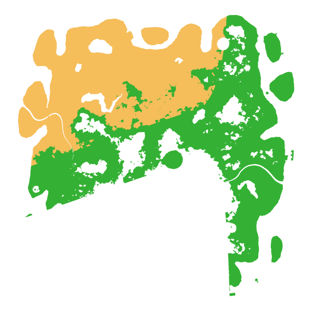 Biome Rust Map: Procedural Map, Size: 4500, Seed: 1691809