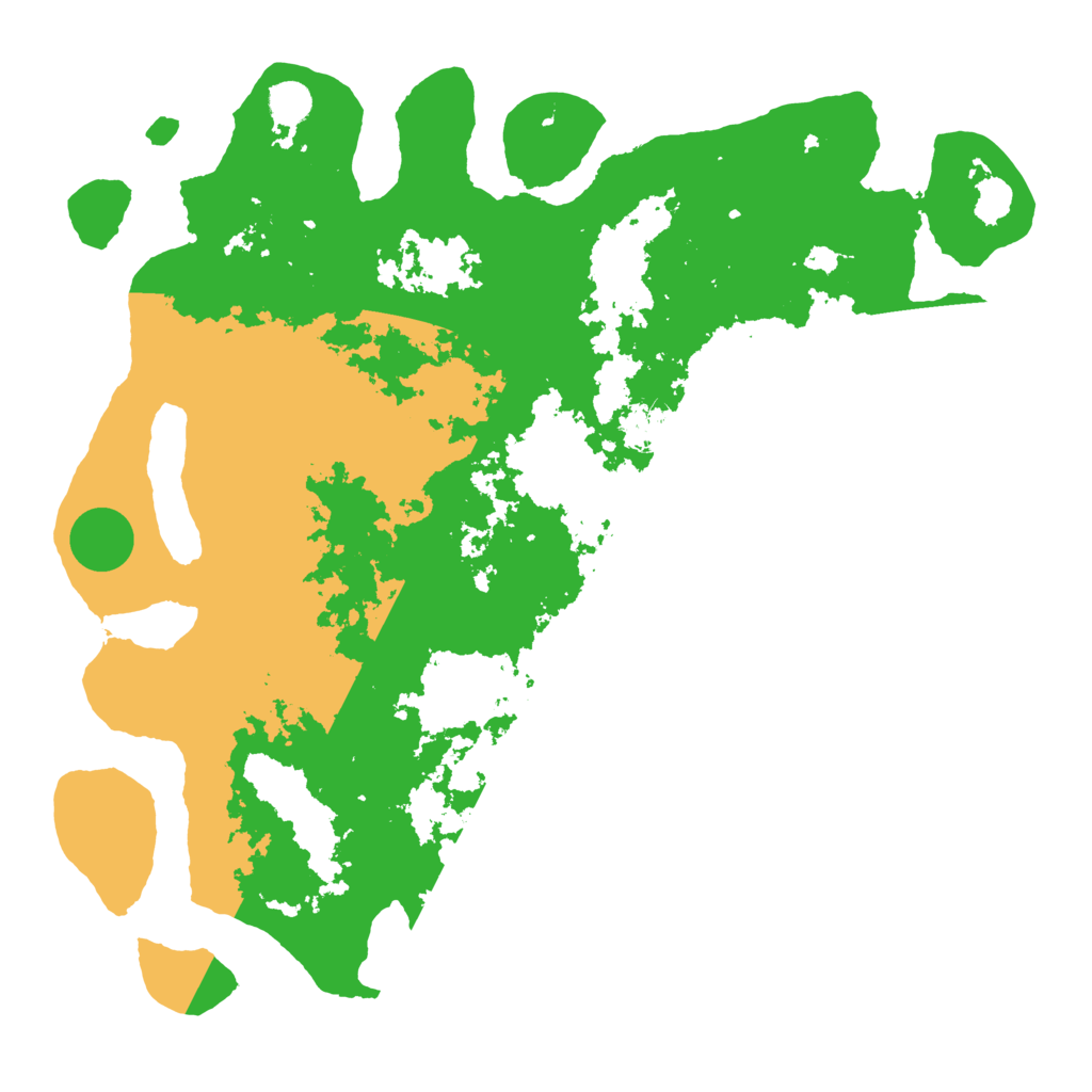 Biome Rust Map: Barren, Size: 4500, Seed: 5862116
