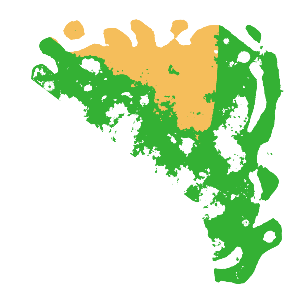 Biome Rust Map: Procedural Map, Size: 4500, Seed: 4590314