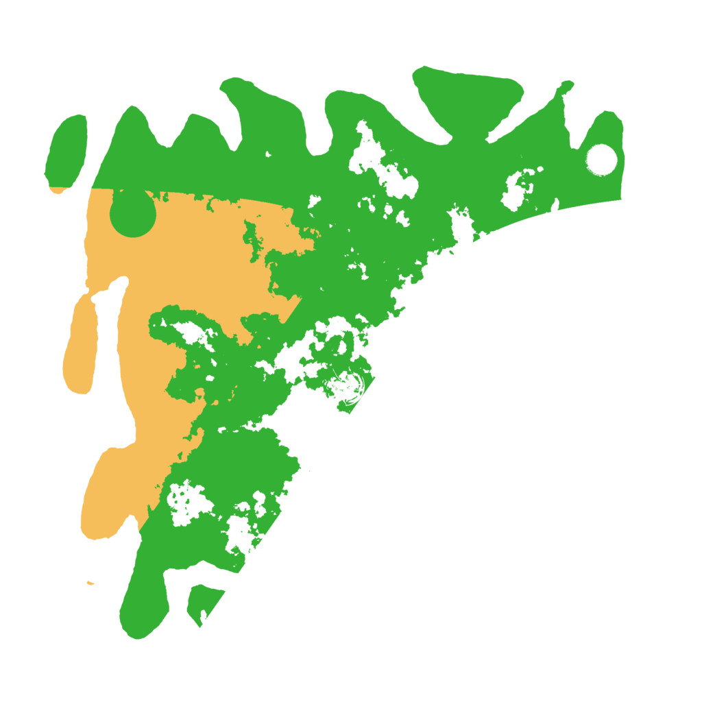 Biome Rust Map: Barren, Size: 4000, Seed: 165165