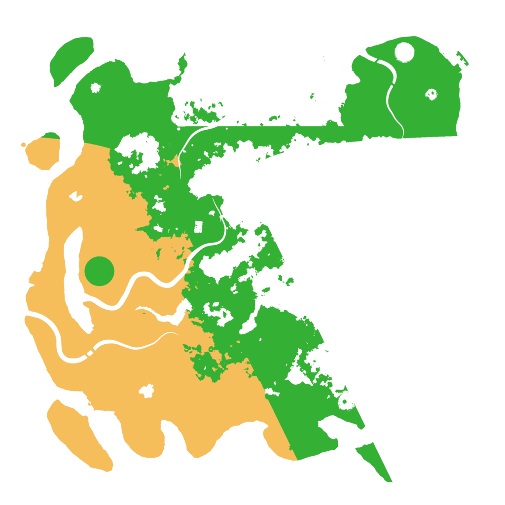 Biome Rust Map: Procedural Map, Size: 4500, Seed: 3554757