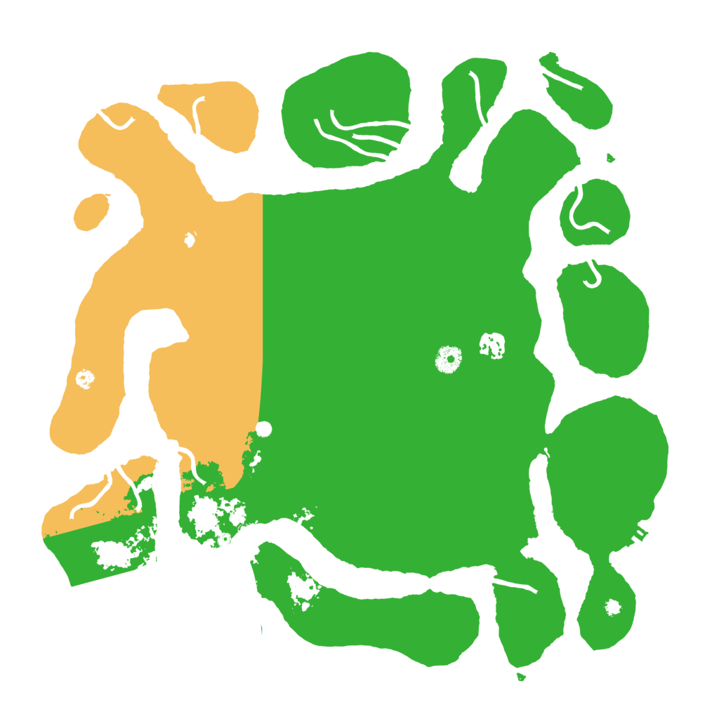 Biome Rust Map: Procedural Map, Size: 4000, Seed: 31415522