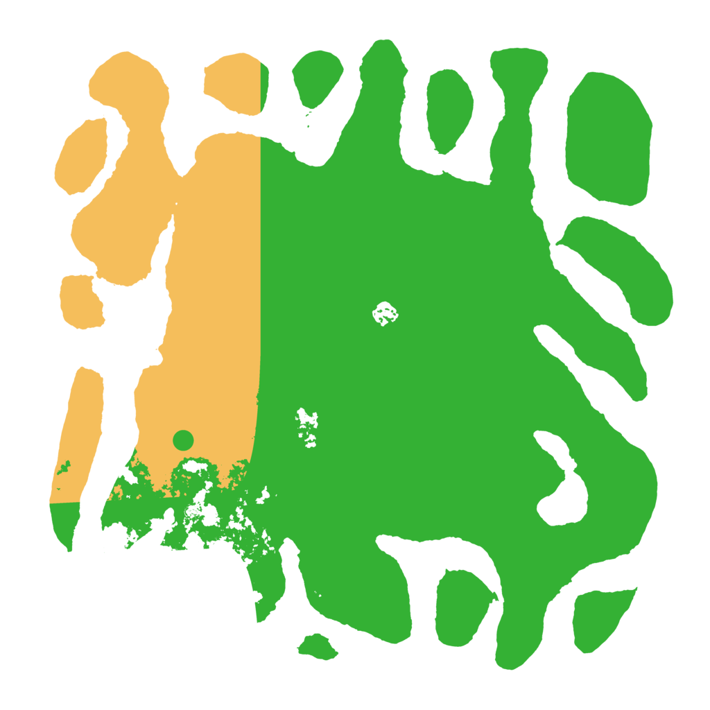 Biome Rust Map: Barren, Size: 4500, Seed: 4625582