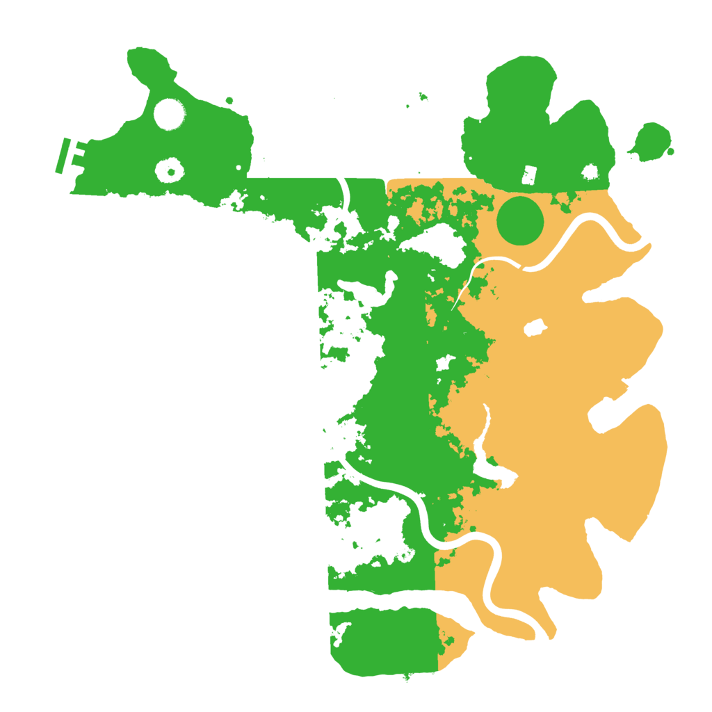 Biome Rust Map: Procedural Map, Size: 4000, Seed: 323967