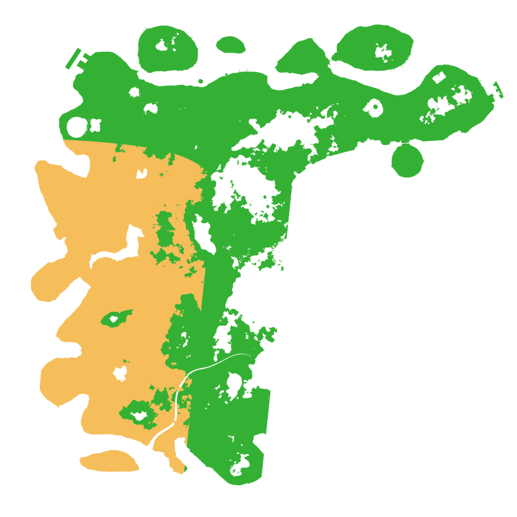 Biome Rust Map: Procedural Map, Size: 4500, Seed: 4780904