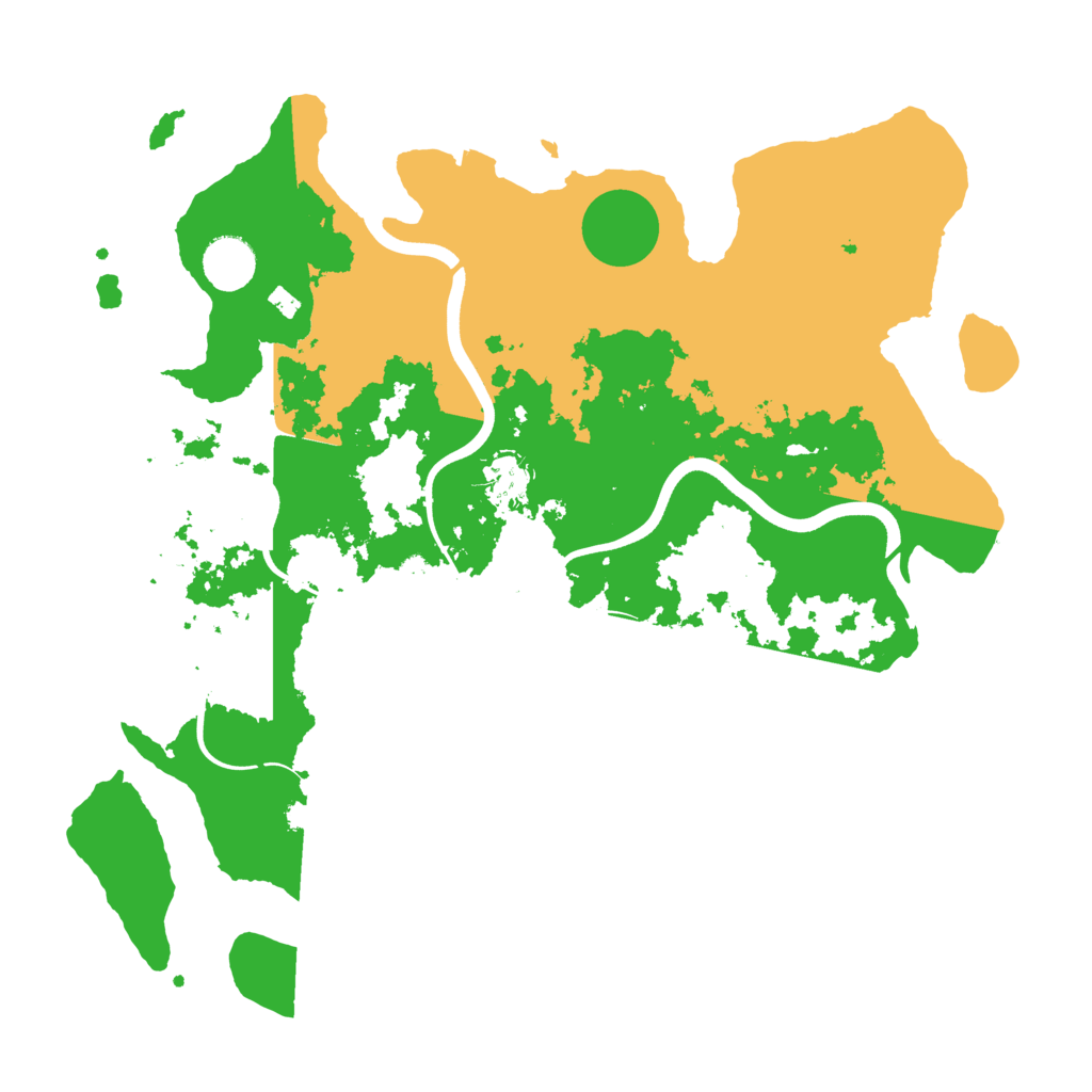 Biome Rust Map: Procedural Map, Size: 3750, Seed: 169635211