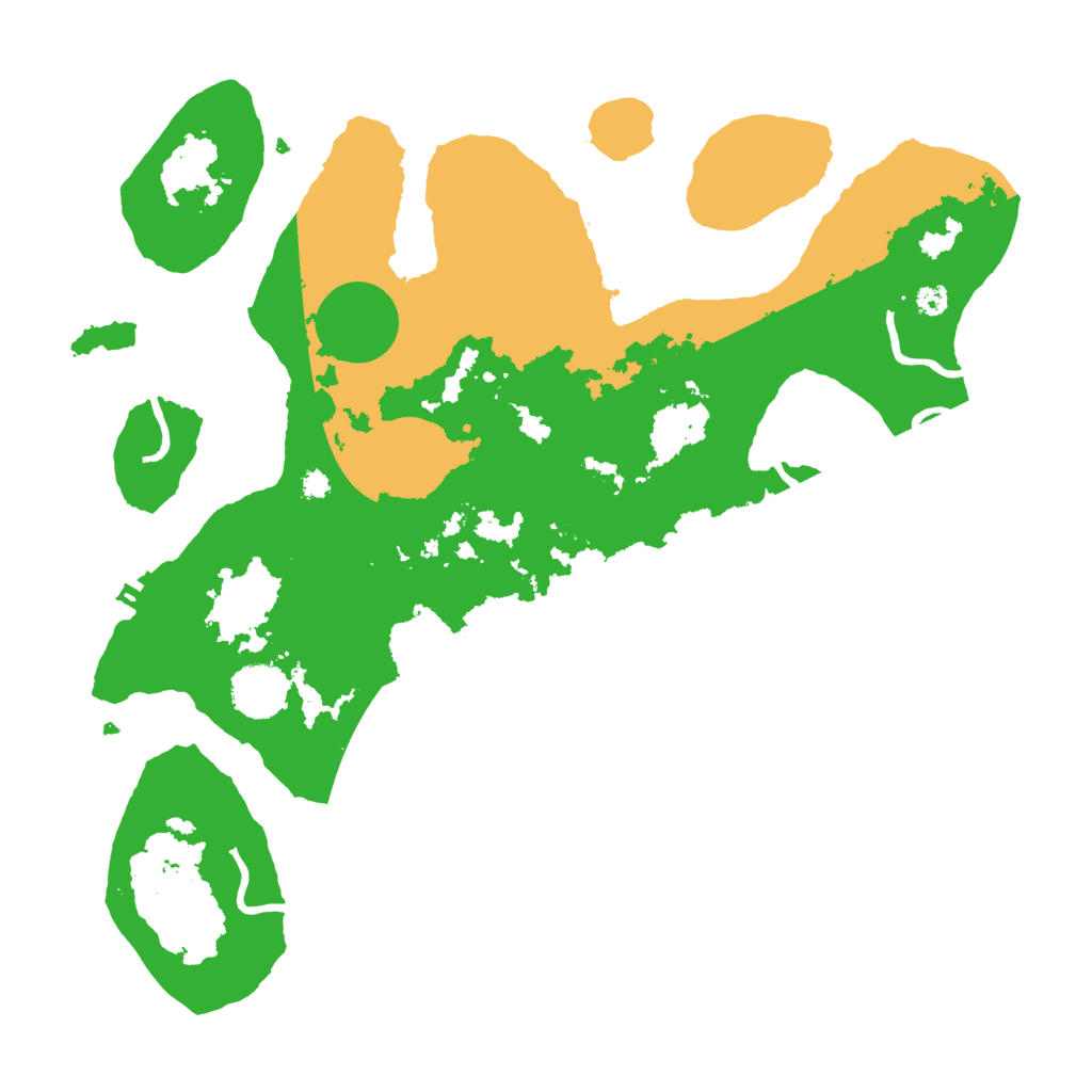 Biome Rust Map: Procedural Map, Size: 3550, Seed: 470598