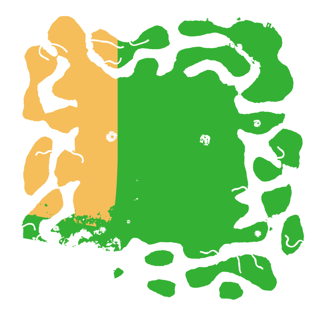 Biome Rust Map: Procedural Map, Size: 4500, Seed: 5012553