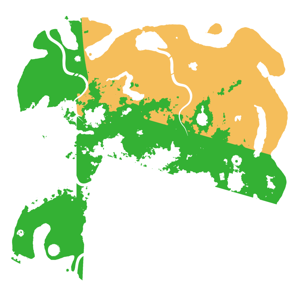 Biome Rust Map: Procedural Map, Size: 4500, Seed: 3023835