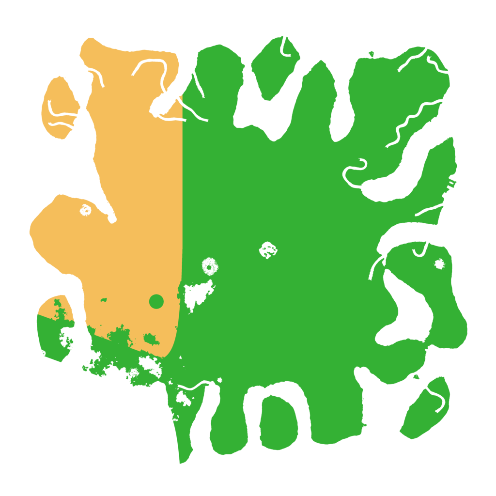 Biome Rust Map: Procedural Map, Size: 4500, Seed: 3254256