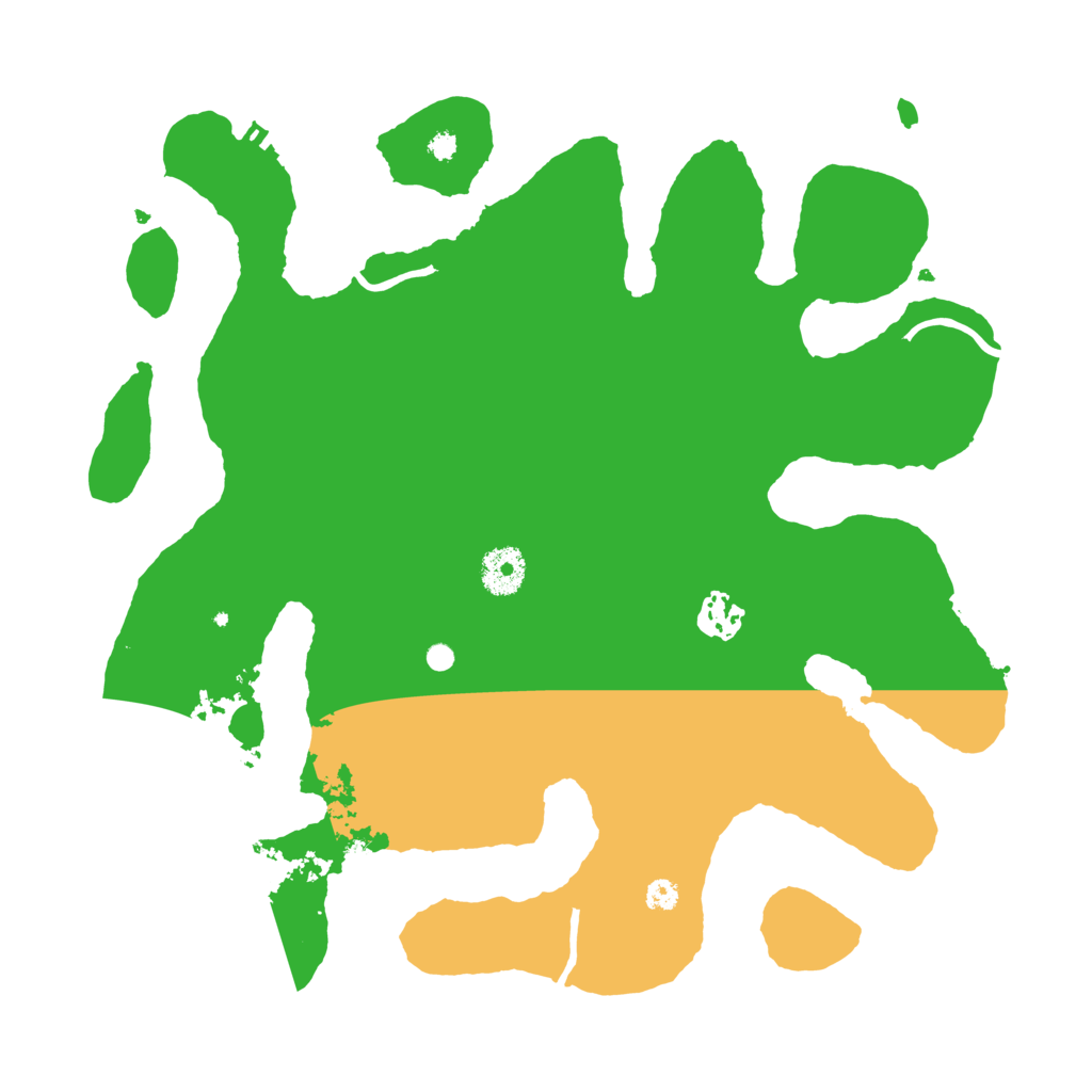 Biome Rust Map: Procedural Map, Size: 3500, Seed: 262485273