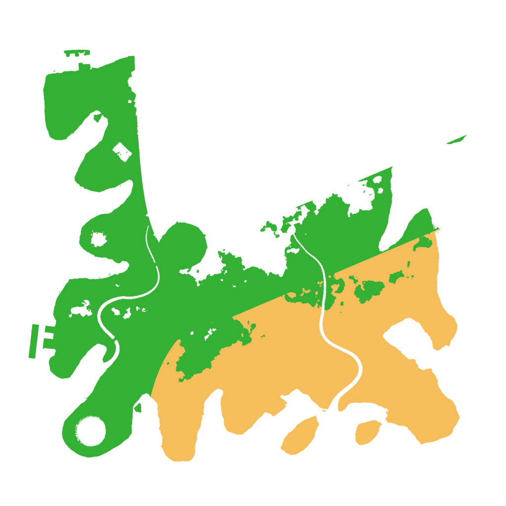 Biome Rust Map: Procedural Map, Size: 3000, Seed: 953051