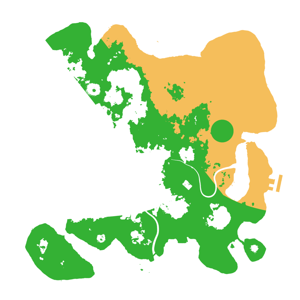 Biome Rust Map: Procedural Map, Size: 3500, Seed: 1088158157
