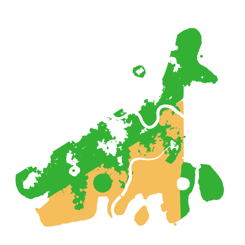 Biome Rust Map: Procedural Map, Size: 3500, Seed: 60773930