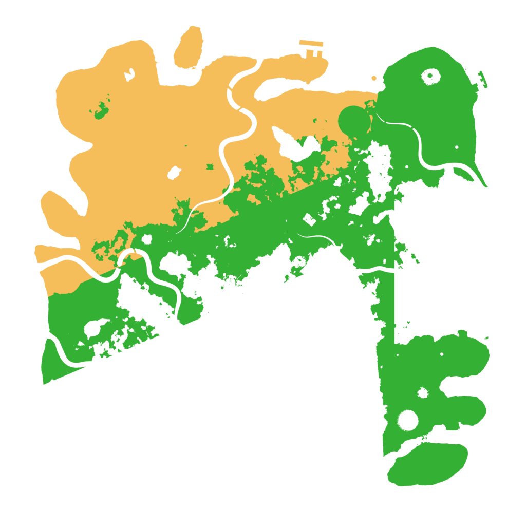 Biome Rust Map: Procedural Map, Size: 4500, Seed: 667133