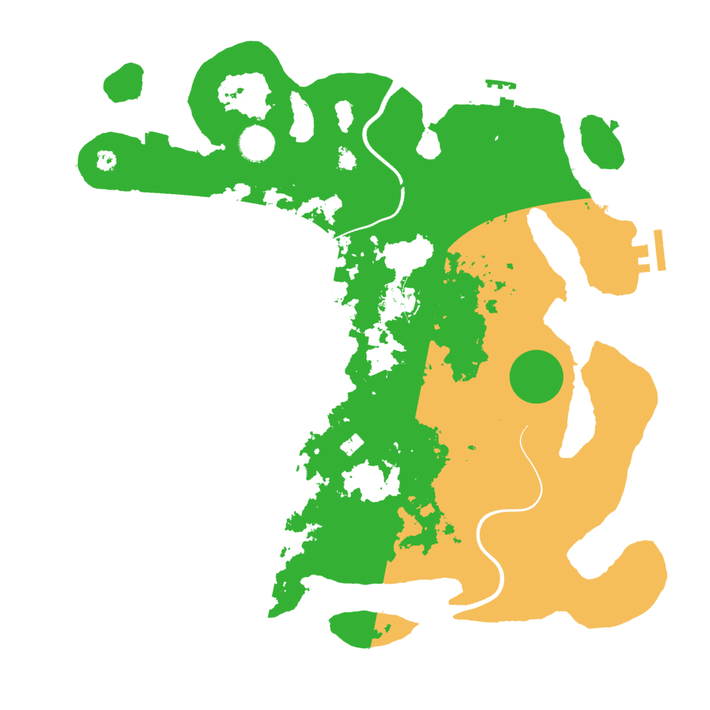 Biome Rust Map: Procedural Map, Size: 3500, Seed: 19062433