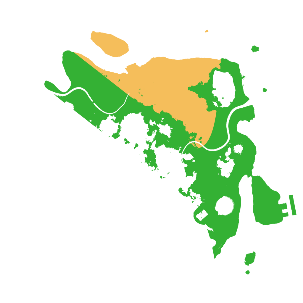 Biome Rust Map: Procedural Map, Size: 3000, Seed: 953019